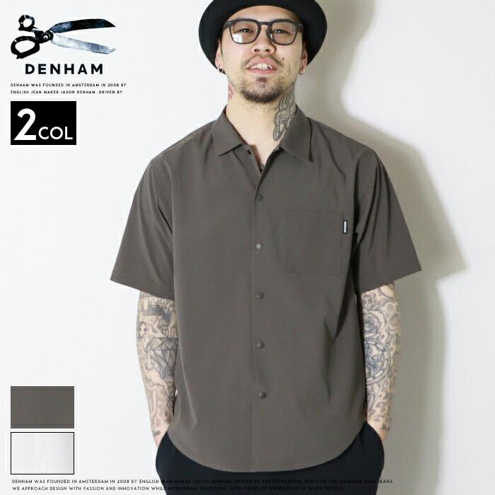 DENHAM（デンハム） シャツ 半袖シャツ ポケット 半袖 ロゴ アメカジ