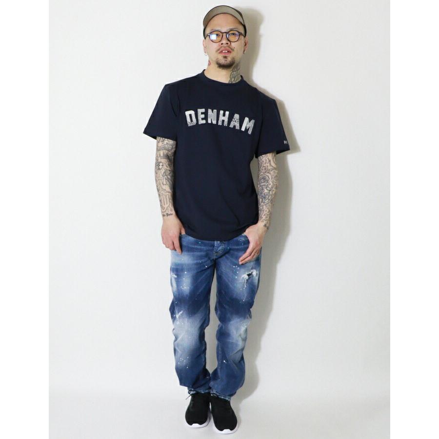 DENHAM（デンハム） DENHAM tシャツ 半袖 刺繍 ロゴ ステッチ アメカジ