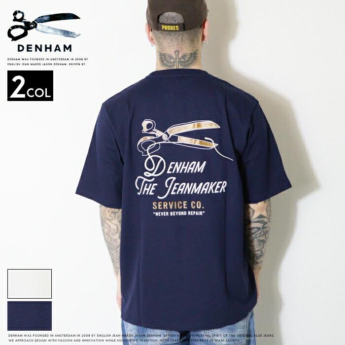 DENHAM（デンハム） DENHAM tシャツ 半袖 プリント 刺繍 ロゴ アメカジ