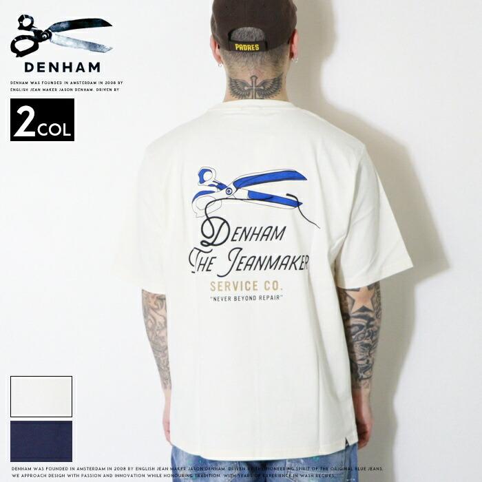 DENHAM（デンハム） DENHAM tシャツ 半袖 プリント 刺繍 ロゴ アメカジ