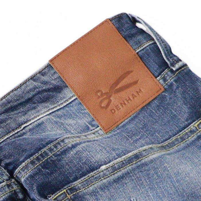 デンハム DENHAM ジーンズ ストレッチ スリム ダメージ加工 デニム ボトムス メンズ インポート ブランド 海外ブランド 01-26-01-11-050 RAZOR C 703の画像