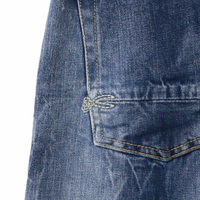 デンハム DENHAM ジーンズ ストレッチ スリム ダメージ加工 デニム ボトムス メンズ インポート ブランド 海外ブランド 01-26-01-11-050 RAZOR C 703の画像