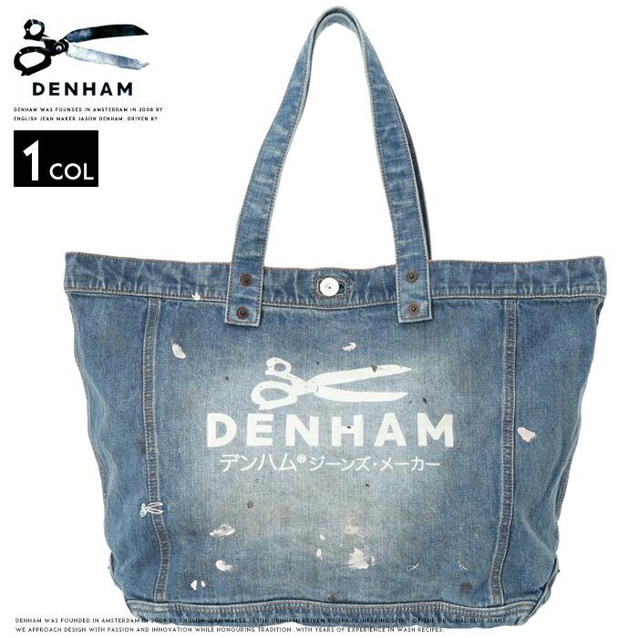 デンハム DENHAM トートバッグ デニム ロゴ かばん アメカジ メンズ レディース ユニセックス 国内正規品 インポート ブランド 海外ブランド 01-26-01-84-007