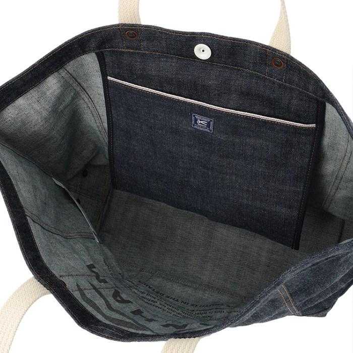 デンハム DENHAM トートバッグ デニム 刺繍 ロゴ かばん アメカジ メンズ レディース ユニセックス 国内正規品 ブランド 海外ブランド 01-26-01-84-006の画像