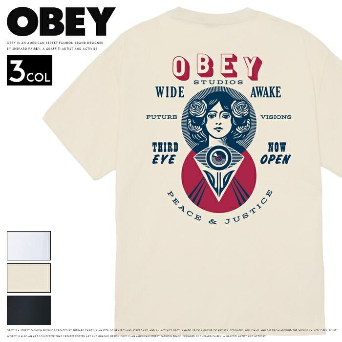 OBEY（オベイ） tシャツ 半袖 プリント シェパード・フェアリー