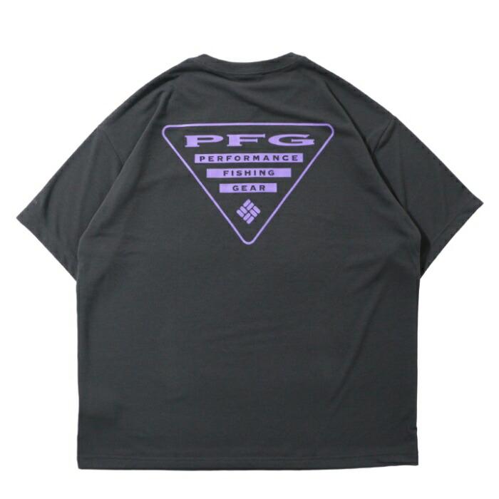 Columbia（コロンビア） tシャツ 速乾 PFG 半袖 プリント ロゴ 吸湿速