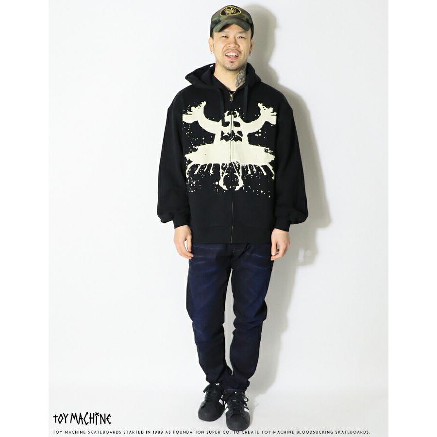 TOY MACHINE（トイマシーン） パーカー スウェット ジップアップ