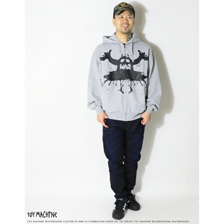 TOY MACHINE（トイマシーン） パーカー スウェット ジップアップ