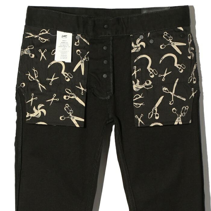 デンハム DENHAM ボルト BOLT ジーンズ ブラック 黒 ストレッチ スキニー デニム ボトムス メンズ 国内正規品 BLFMDB30-932 01-21-07-11-015の画像
