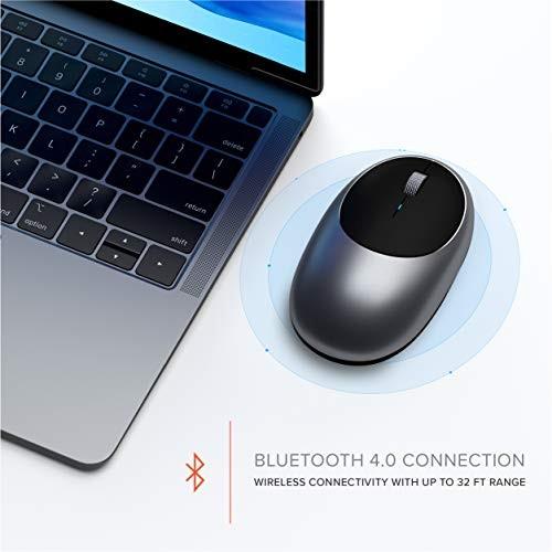 Satechi アルミニウム M1 Bluetooth ワイヤレス マウス 充電 Type-Cポート (Mac Mini, iMac/Pro, Mac｜msjnet｜02