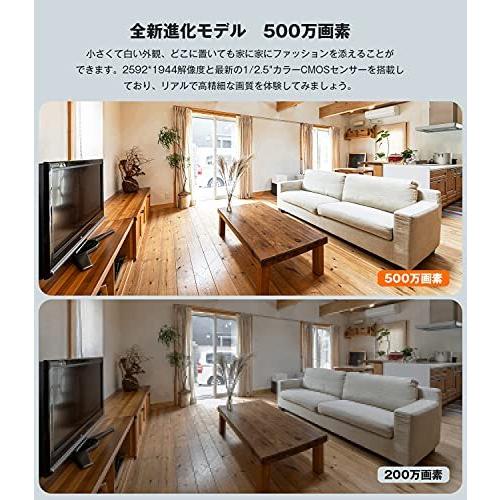 BOIFUN ネットワークカメラ ペットカメラ 1944P IP wifiカメラ 室内