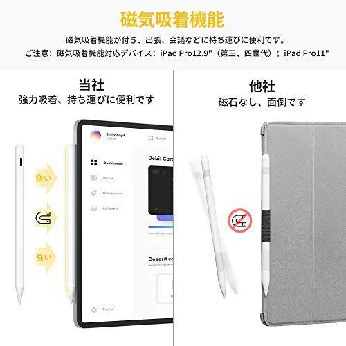 タッチペン Ipad ペン Kimwood 第3世代 スタイラスペン 磁気吸着 誤作動防止機能対応 I 最大41 Offクーポン 傾き感知 1 0mm 極細 超高感度