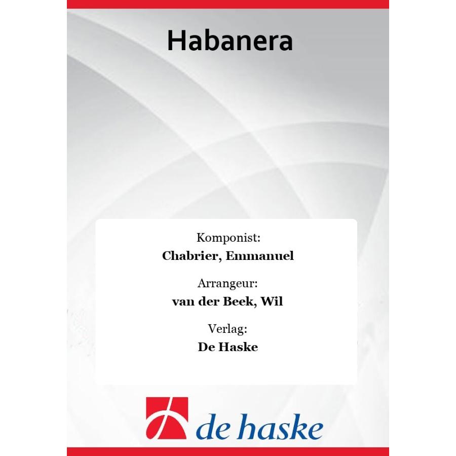 取寄 | ハバネラ | エマニュエル・シャブリエ/arr. ヴィル・ファン・デル・ベーク  ( 吹奏楽 | 楽譜 ) | 