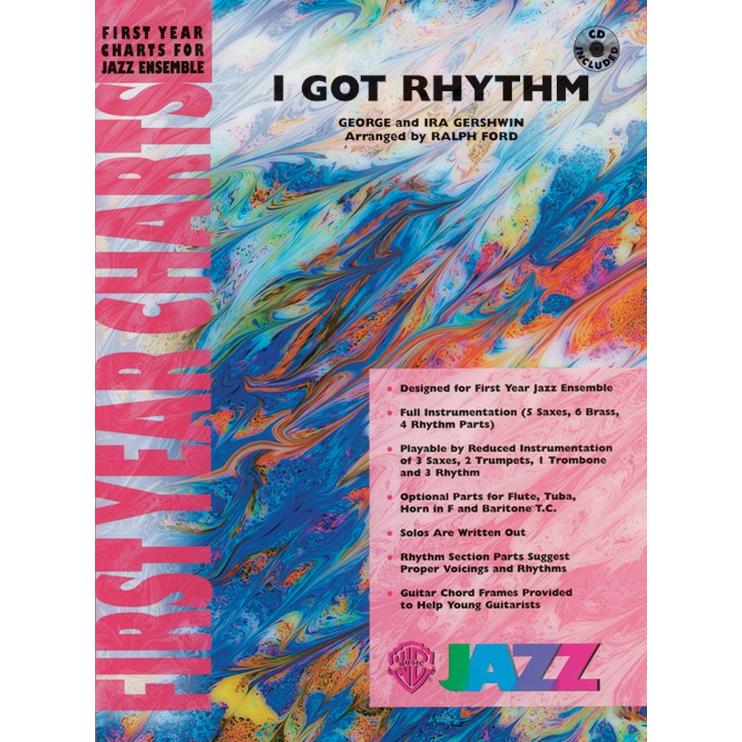 取寄 | 試聴可 | I Got Rhythm | George Gershwin / arr. Ralph Ford  ( ビッグバンド | 楽譜 ) | 
