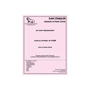 取寄 | Lady Carolyn | arr. Frank Foster  ( ビッグバンド | 楽譜 ) | 