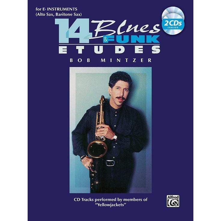 取寄 | 14 Blues & Funk Etudes - E Flat Instruments | Bob Mintzer （Eb楽器 | マイナスワン） | 