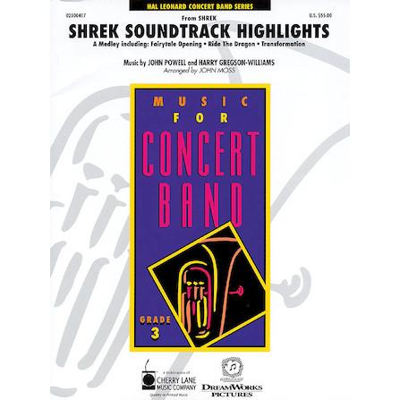 取寄 | Shrek Soundtrack highlights | Gregson-Williams ・ Powell / arr. John Moss  ( 吹奏楽 | 楽譜 ) | 