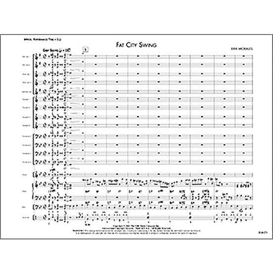 取寄 | 試聴可 | Fat City Swing | arr. Erik Morales  ( ビッグバンド | 楽譜 ) | 