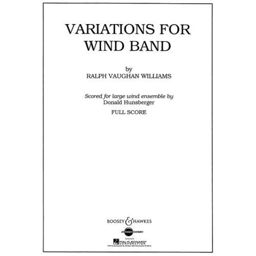 取寄 | 吹奏楽のための変奏曲 | レイフ・ヴォーン・ウィリアムズ/arr. ドナルド・ハンスバーガー （吹奏楽 | フルスコア） | 