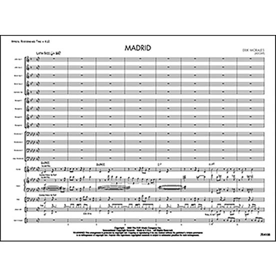 取寄 | 試聴可 | Madrid | Erik Morales  ( ビッグバンド | 楽譜 ) | 