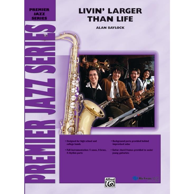 取寄 | 試聴可 | Livin' Larger Than Life | Alan Baylock  ( ビッグバンド | 楽譜 ) | 