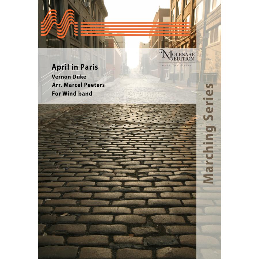取寄 | April in Paris | arr. マルセル・ペーテルス  ( 吹奏楽 | 楽譜 ) | 
