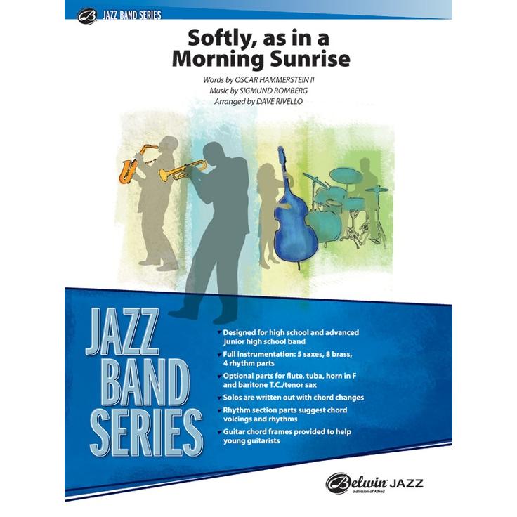取寄 | 試聴可 | Softly, As in a Morning Sunrise | Oscar Hammerstein II ・ Sigmund Romberg / arr. Dave Rivello  ( ビッグバンド | 楽譜 ) | 