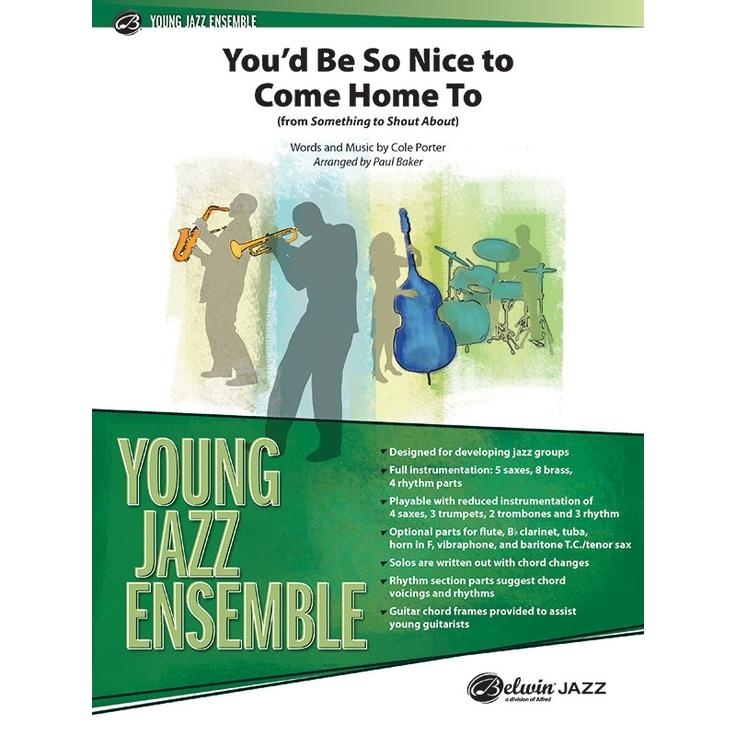 試聴可 You D Be So Nice To Come Home To Cole Porter Arr Paul Baker ビッグバンド 楽譜 M ミュージックストア ジェイ ピー 通販 Yahoo ショッピング