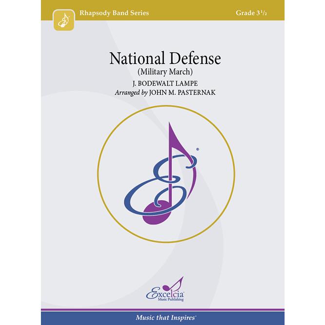 取寄 | National Defense March | ジェイムズ・ドデヴァルト・ランペ/arr. ジョン・パステルナーク  ( 吹奏楽 | 楽譜 )｜msjp