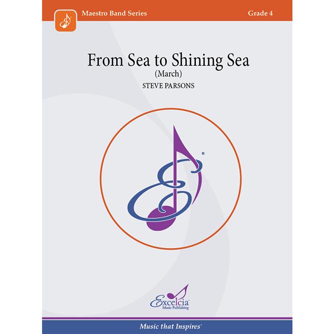取寄 | From Sea to Shining Sea | スティーヴ・パーソンズ （吹奏楽 | フルスコア） | 