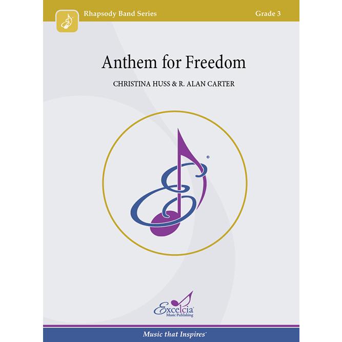 取寄 | Anthem for Freedom | クリスティーナ・フス、R・アラン・カーター （吹奏楽 | フルスコア） | 