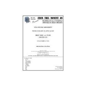 取寄 | From This Moment On | Cole Porter / arr. Buddy Bregman ( ビッグバンド+ヴォーカル | 譜 )