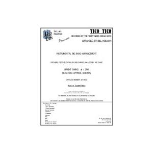 取寄 | 試聴可 | Tico Tico | arr. Bill Holman  ( ビッグバンド | 楽譜 )