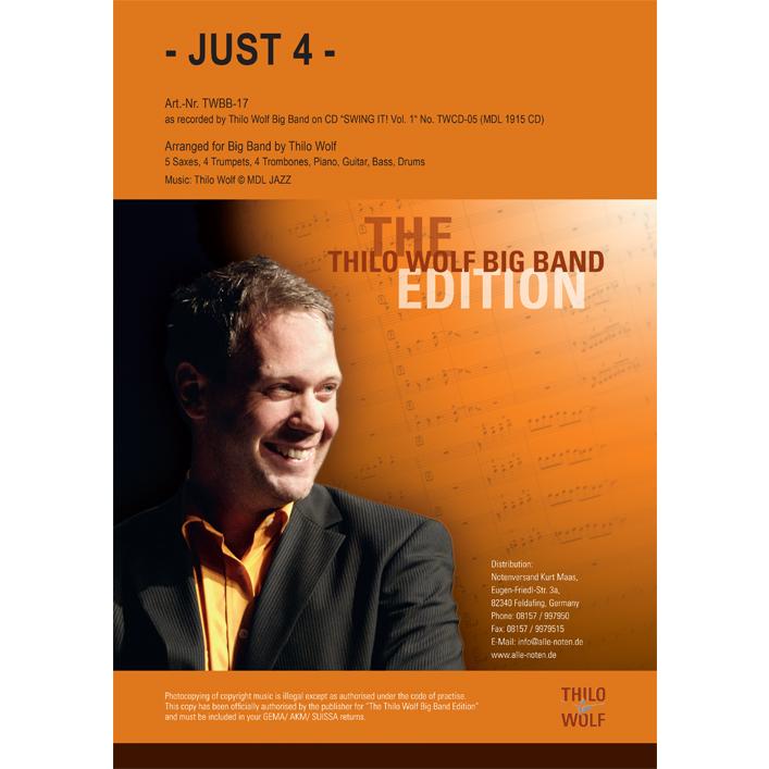 Just 4 | arr. Thilo Wolf  ( ビッグバンド | 楽譜 )｜msjp