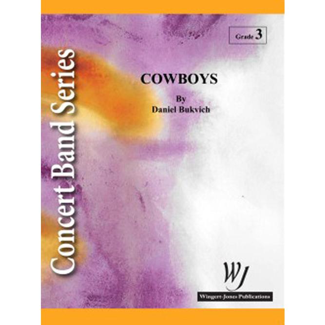 取寄 | 試聴可 | Cowboys | ダニエル・バクヴィッチ （吹奏楽 | フルスコア） | 