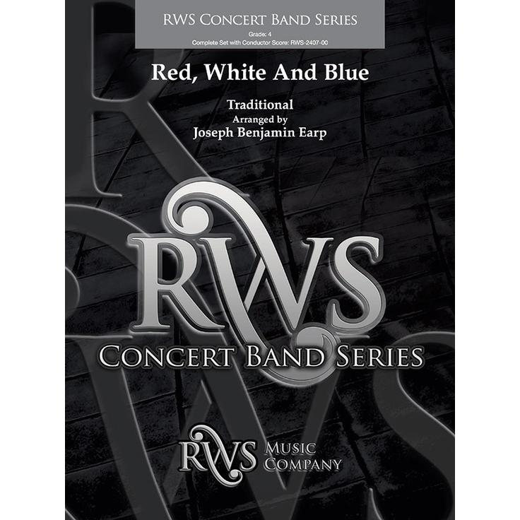 取寄 | レッド・ホワイト・アンド・ブルー | 伝承曲/arr. ジョセフ・ベンジャミン・アープ （吹奏楽 | フルスコア） | 