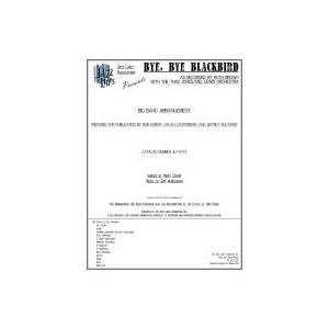 取寄 | Bye, Bye Blackbird | arr. Thad Jones  ( ビッグバンド+ヴォーカル | 楽譜 ) | 