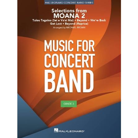 取寄 | 「モアナと伝説の海2」より セレクション | arr. マイケル・ブラウン （吹奏楽 | フルスコア） | 