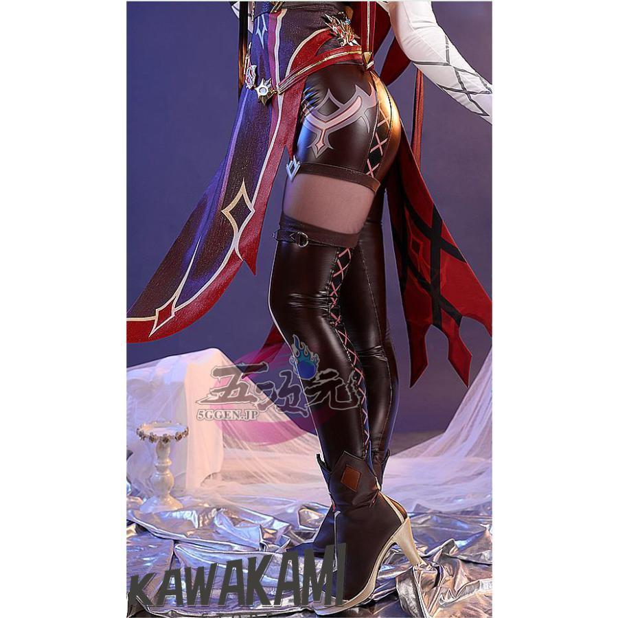原神 ロサリア 三分妄想 コスプレ衣装 ウィッグ 靴 isra-store_p21131554b5dc