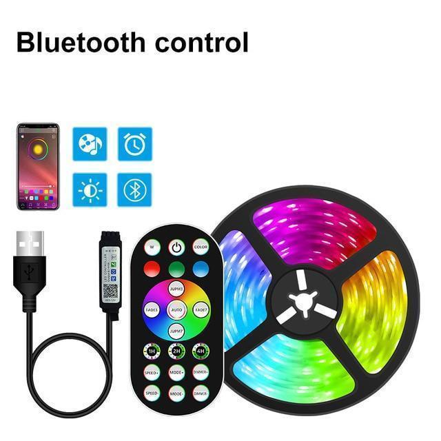 LEDテープライト RGB アプリ制御 リモコン付き 調光調色 部屋 庭 LEDテープライト RGB アプリ制御 リモコン付き 調光調色 部屋 庭
