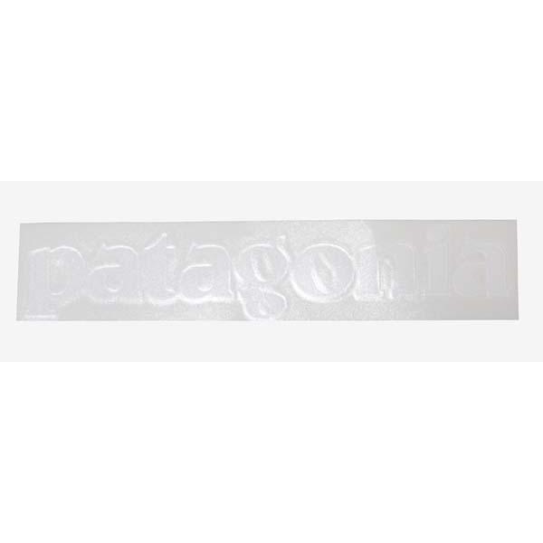 訳あり パタゴニア カッティング ロゴ ステッカー ホワイト T ポイント5倍 Patagonia 切り文字 正規品 シール 同梱可 デカール Sticker 転写 メール便