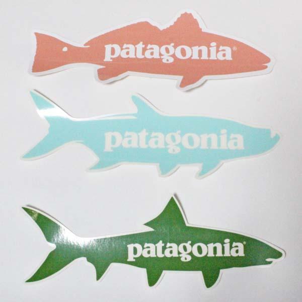 アウトレット パタゴニア ステッカー 3種セット Patagonia ターポン ボーン レッド フィッシュ Set 魚 釣り さかな Fish