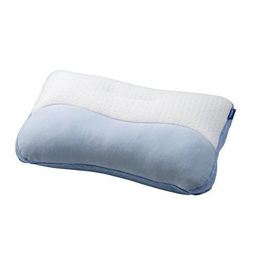 西川リビング 枕 ブルー 36×55cm ピロギャラリー 仰向き 寝楽 まくら 高さ調節 かため 2433-10307