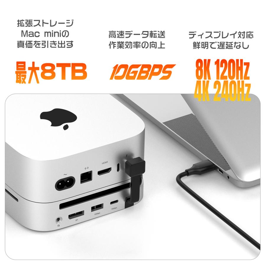 MSL FORCE 【最大600円OFF限定クーポン】Mac Mini用ハブ 7in1 10in1