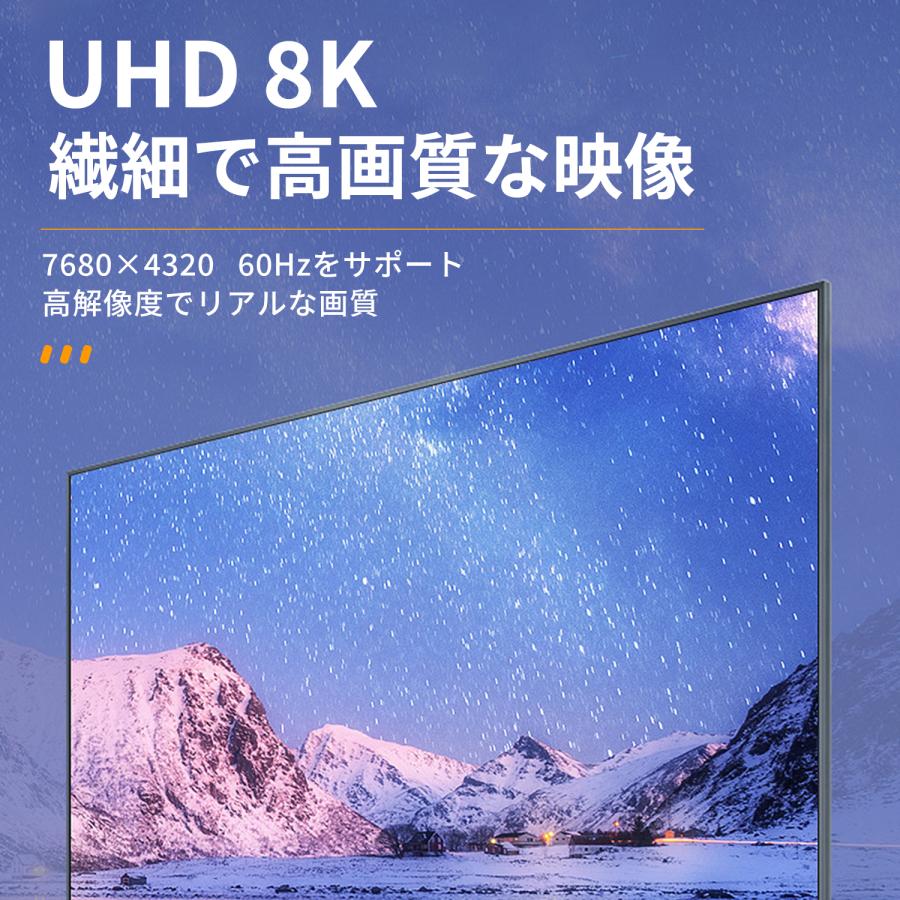 【２個目半額/最大600円OFF限定クーポン】適格請求書発行可 HDMIオス to HDMIメス 変換アダプタ 8K@60Hz 4K@120Hz UHD2.1 HDCP 3D mini hdmi a8k 送料無料 | MSL FORCE | 02
