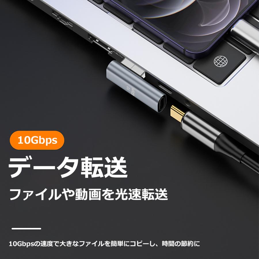 【最大600円OFF限定クーポン】適格請求書発行可 USB-C to USB-A 変換アダプター 全8種 L字 U字 ストレス USB-A Type-c 多用途10Gbps高速伝送 USB3.1 AC 送料無料 | MSL FORCE | 02