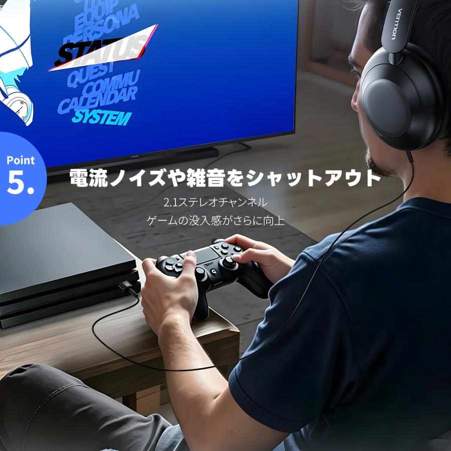 【2個目半額/3個目タダ】USB-C USB-A 3.5mm オーディオ変換アダプター DAC搭載 24bit/96kHz ハイレゾ対応 3極・4極イヤホン対応 TRRS（CTIA）対応 | MSL FORCE | 05