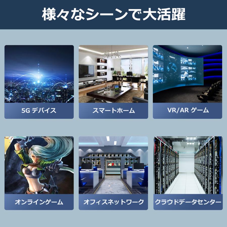 【500円から】LANケーブル CAT8 40Gbps 2000MHz フラットタイプ 1m ec8-f-r 送料無料 | MSL FORCE | 09