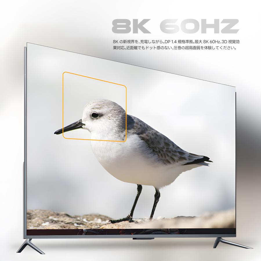 【3個目タダ】3個セット Type-C/USB-A/LANポート/HDMI/VGA/DP/miniDP to USB-C変換アダプタ マグネット式 24ピン 8K60Hz 送料無料 | MSL FORCE | 06