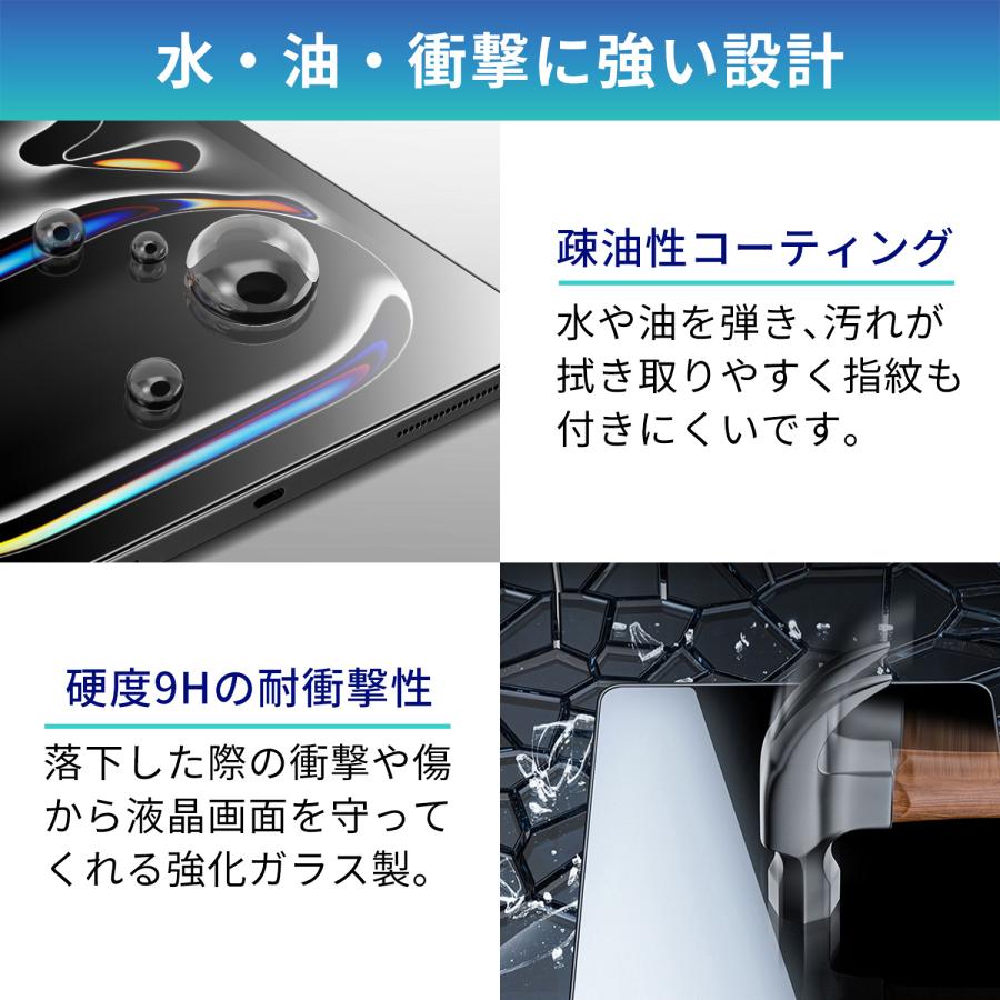 【最大600円OFF限定クーポン】週末限定！ipad air pro 13インチ 11インチ 9H 強化 ガラス フィルム 自動ホコリ除去 指紋防止 日本旭硝子採用  送料無料 |  | 03